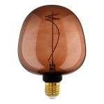 Eglo LED Globe E27 Filament Guld 4W 40lm - 820 Extra Varm Vit | Dimbar - Ersättare 15W