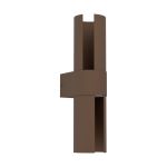 Eglo Vägglampa Montelauro Aluminium Rostig Up & Down 7W 800lm - 865 Dagsljus | IP65