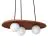 Ledvance Decor Pendellampa Nest Brun | Passande för 3x G9